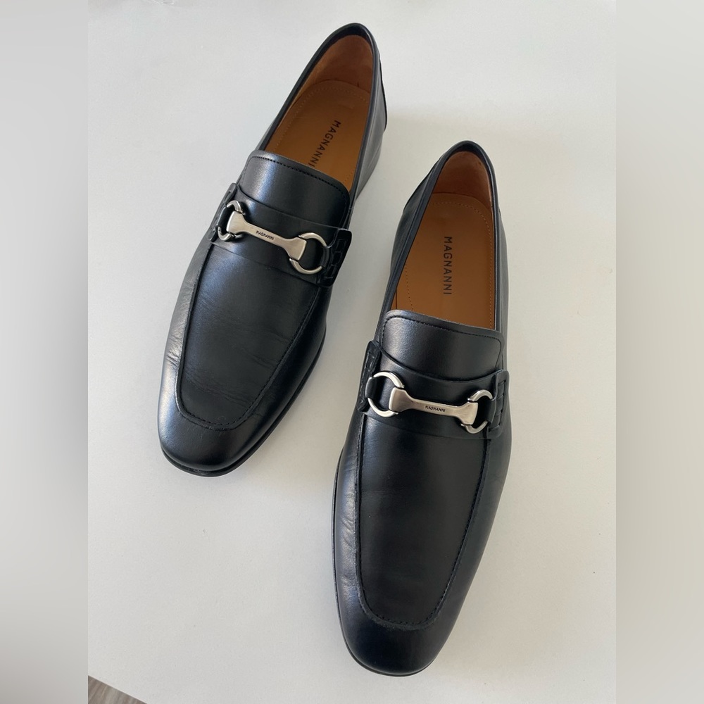 Magnanni Rafa II black loafers